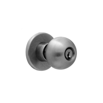 Falcon X Series Dormitory Keyed Entry Knob Set with Hana Knob and Gala Rose